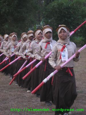 jambore cabang kabupaten pati adik-adik saya berlaga di jamcab