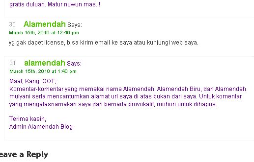 komentar menyesatkan fitnah dan adu domba