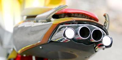 knalpot kendaraan Di knalpot kendaraan inilah Plasmulator dipasang untuk kurangi emisi