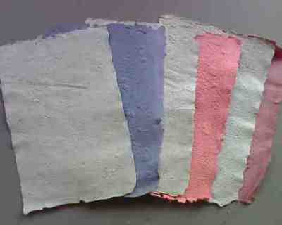 kertas-daur-ulang Hasil kertas daur ulang