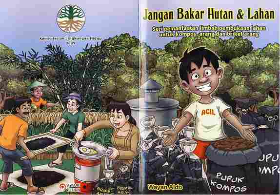 Komik jangan bakar hutan