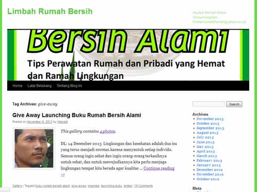 rumah bersih alami