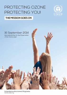 Poster Hari Perlindungan Lapisan Ozon Sedunia 2014
