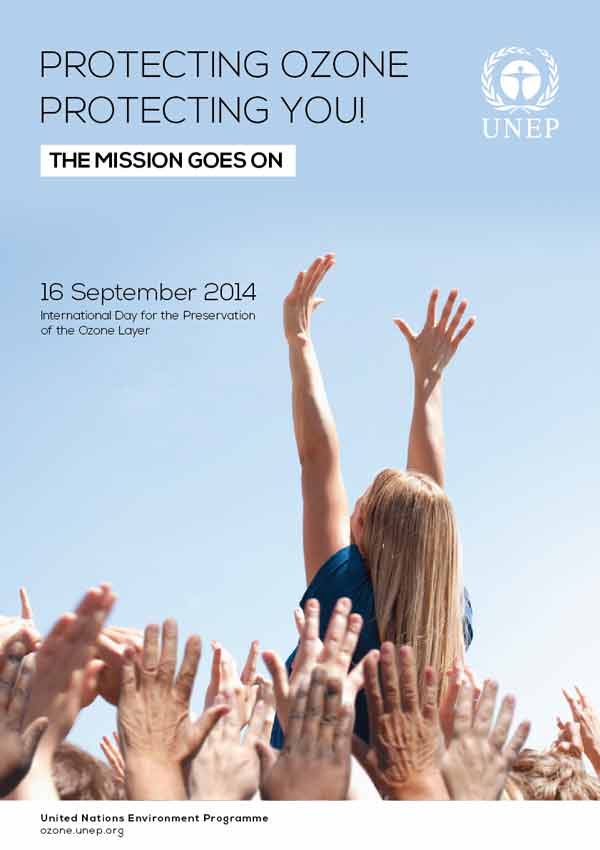 Poster Hari Perlindungan Lapisan Ozon Sedunia 2014