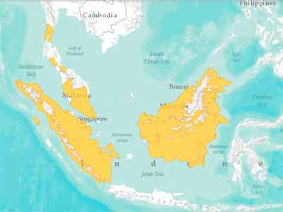 Daerah Sebaran Elang Wallace