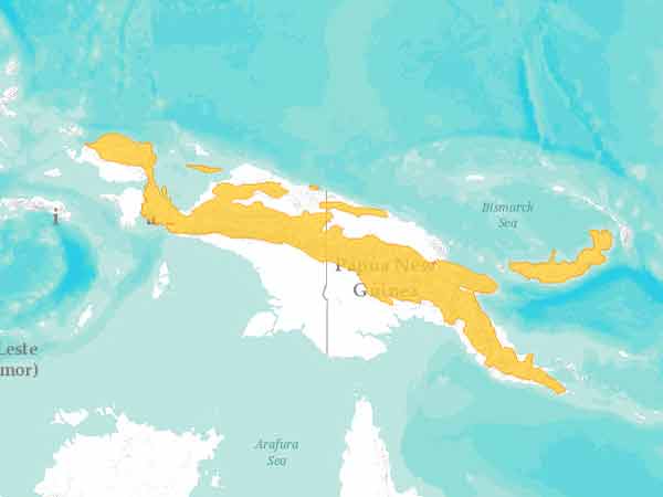Daerah Sebaran Kasuari Kerdil