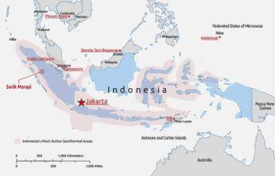 Peta Potensi Panas Bumi Indonesia