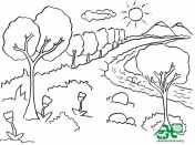 Mewarnai-Gambar-Pemandangan-Alam-Hitam-Putih-07