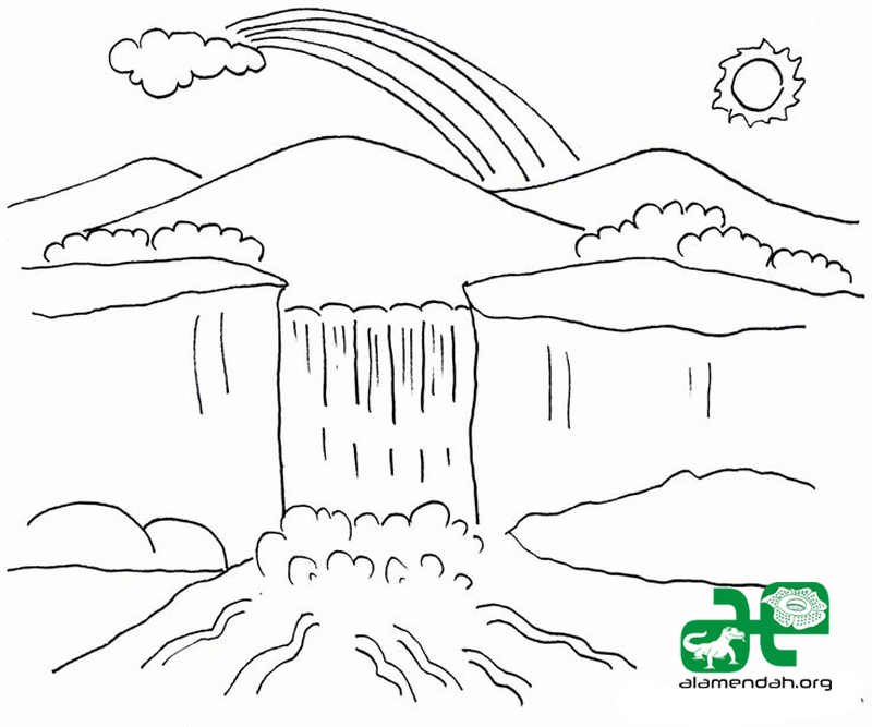 Mewarnai-Gambar-Pemandangan-Alam-Hitam-Putih-08