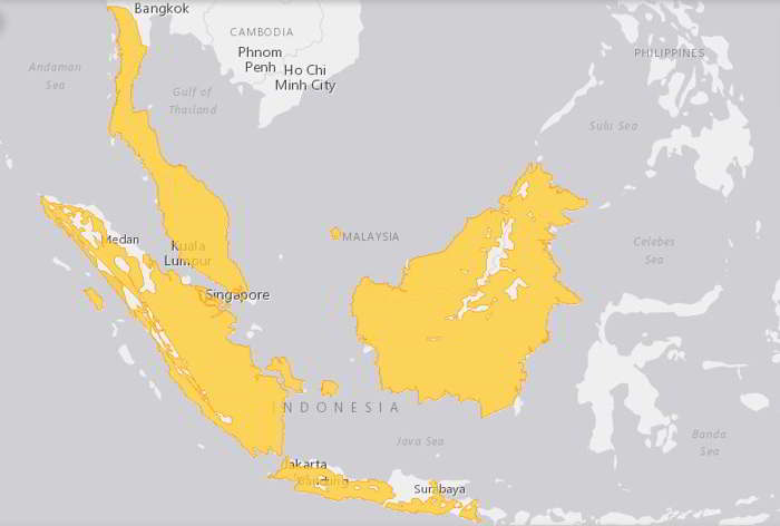 Daerah Sebaran Cucak Hijau