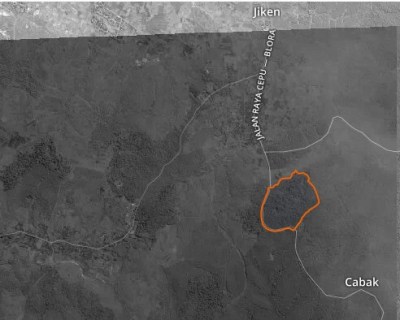 Lokasi Cagar Alam Cabak