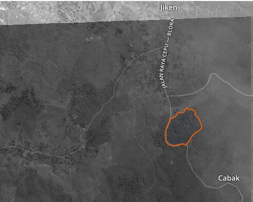 Lokasi Cagar Alam Cabak