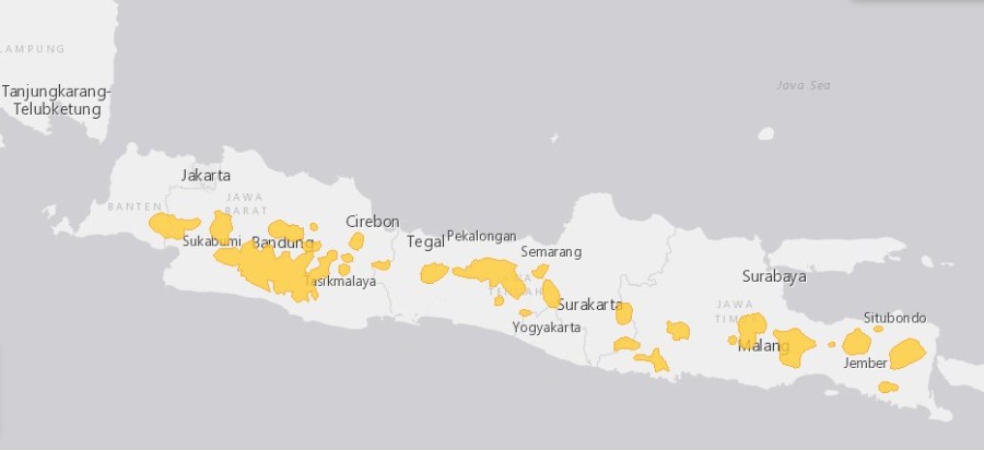 Sebaran Celepuk Jawa Otus angelinae