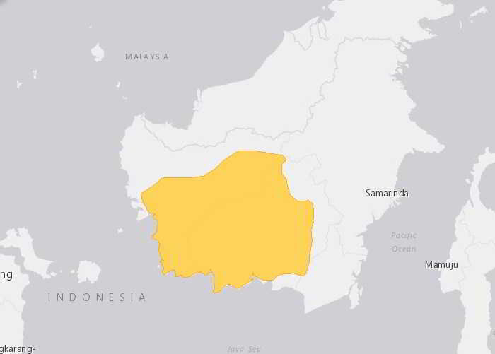 Daerah Sebaran Owa Kalimantan